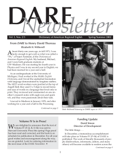 From DARE to Henry David Thoreau