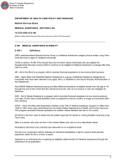 Code of Colorado Regulations - Colorado Secretary of State