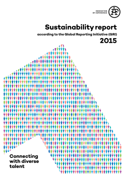 Sustainability report 2015