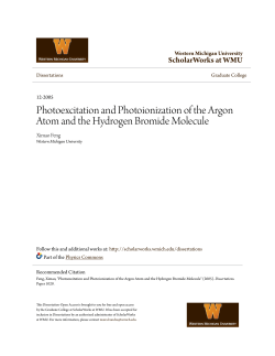 Photoexcitation and Photoionization of the Argon Atom and the