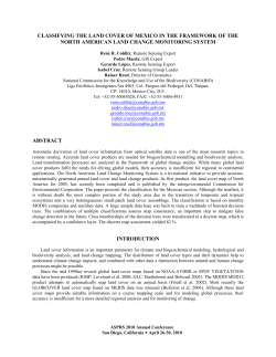classifying the land cover of mexico in the