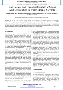 Experimental and Theoretical Studies of Oxalic Acid Dissociation in