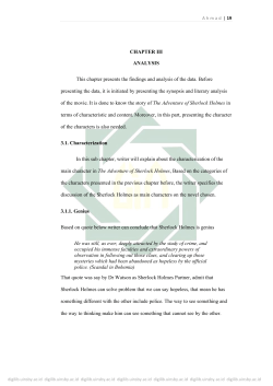 CHAPTER III ANALYSIS This chapter presents the findings