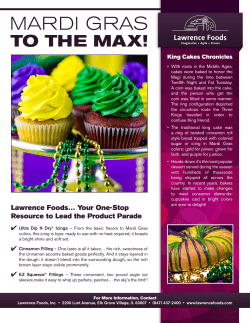 mardi gras - Lawrence Foods