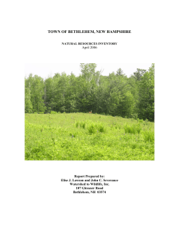 Natural Resources Inventory - New Hampshire Association of