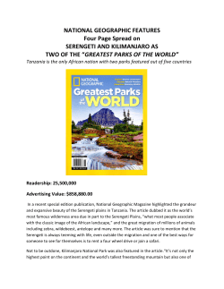 NATIONAL GEOGRAPHIC FEATURES Four
