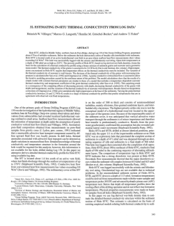 Ocean Drilling Program Scientific Results Volume 139