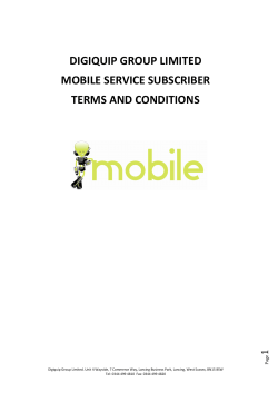 Mobile Services Contract