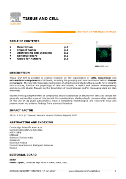 TISSUE AND CELL