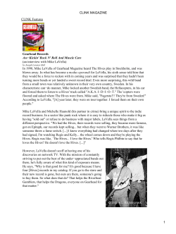 clink magazine - Joseph Lorenzo Hall