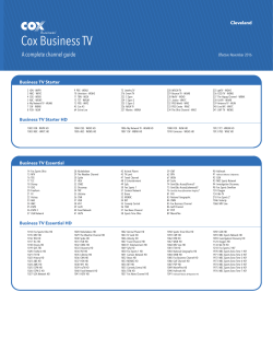 Cleveland Area - Cox Communications