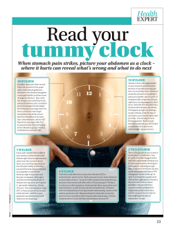 Read your Tummy Clock