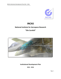 INCAS National Institute for Aerospace Research "Elie Carafoli"