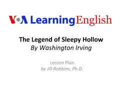 The Legend of Sleepy Hollow By Washington Irving