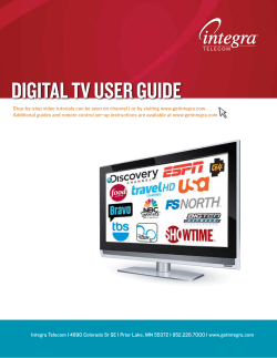 digital tv user guide