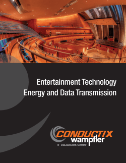 Entertainment Technology Energy and Data Transmission