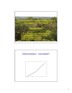 Deforestation: Inevitable?