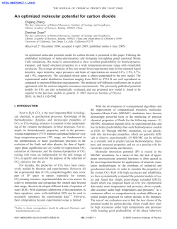 An optimized molecular potential for carbon dioxide