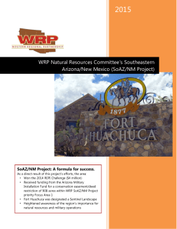 Southeast AZ/NM Summary August 2015