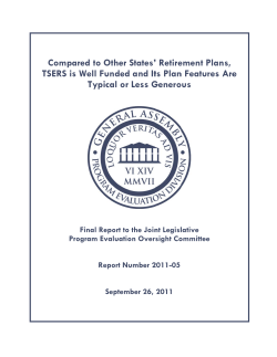 C TS Compa ERS is red to Well F Typi Other Funded ical or States