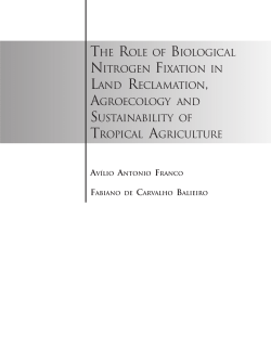 the role of biological nitrogen fixation in land reclamation