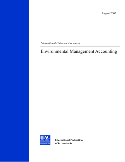 Environmental Management Accounting