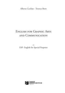 English for Graphic Arts and Communication