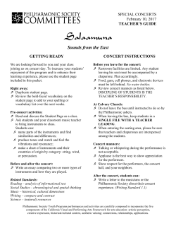 Salaamuna - Philharmonic Society of Orange County