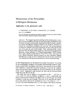 Measurement of the Permeability of Biological