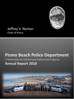 Jeffrey V. Norton - City of Pismo Beach