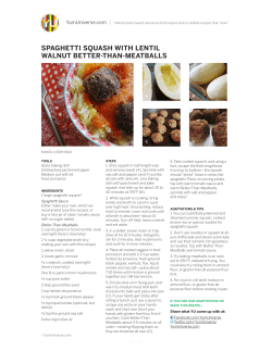 spaghetti squash with lentil walnut better-than