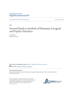 Severed Hands as Symbols of Humanity in Legend and Popular