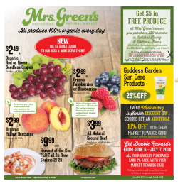 OFF - Mrs Greens Natural Market
