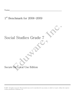 Social Studies Grade 7