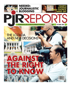 PJR - Center for Media Freedom and Responsibility