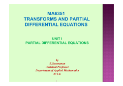 ma6351 tpde_unit i_partial differential equations_ppt