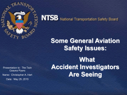 2015 NTSB Convention Presentation