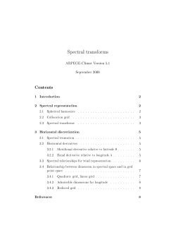 Spectral transforms