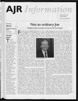 Oct - The Association of Jewish Refugees