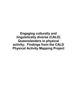 Engaging culturally and linguistically diverse (CALD