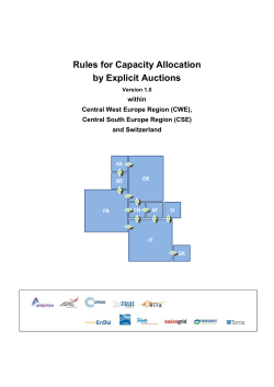 Rules for Capacity Allocation by Explicit Auctions_V1 0_CWE CSE