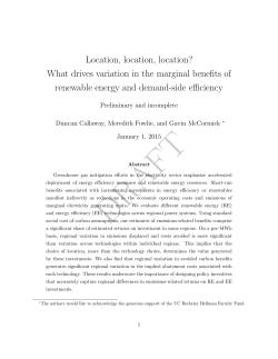 Location, location, location? What drives variation in the marginal