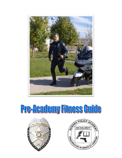 PRE-ACADEMY FITNESS GUIDE