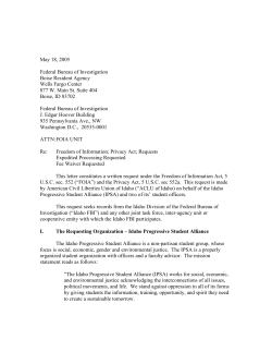 FOIA - ACLU