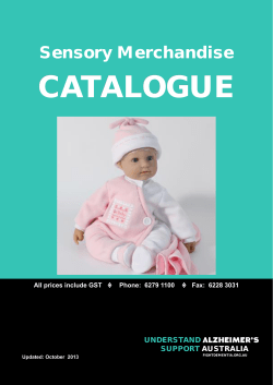 catalogue - Alzheimer`s Australia