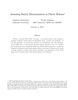 Assessing Racial Discrimination in Parole Release