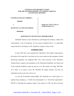 United States v. Mayfield - Robbins, Russell, Englert, Orseck