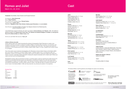 Romeo and Juliet - The National Ballet of Canada