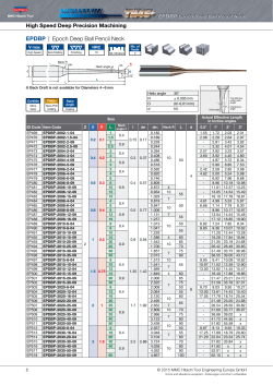 MMC Hitachi Tool - EPDxP - Epoch Deep Ball / Radius Pencil Neck