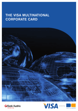 the visa multinational corporate card